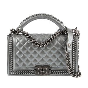 Authentic Small CHANEL Boy Handle Bag
